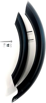 EMOJO Fat Tire Bike Fenders Front and Rear Fender Set for 20x4.0/26x4.0 Inch Tires Mud Guard Cycling Fender Kit Bike Wings Full Coverage