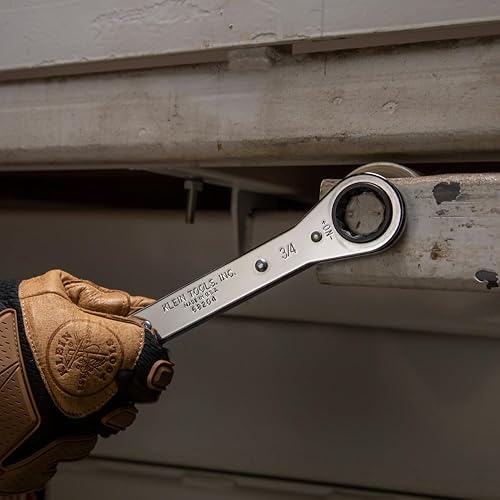 Miniatura 7 de Klein Tools 68221 SAE Juego de llaves de caja de trinquete, 5 piezas, 10 tamaños, fabricadas en Estados Unidos