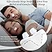 Anti Snoring Devices, Electric Anti Snoring Device, Effective Snoring Prevention, Sleep Apnea Devices for Men and Women, Adjustable Wind Speed, Suitable for All Nose Shapes, White