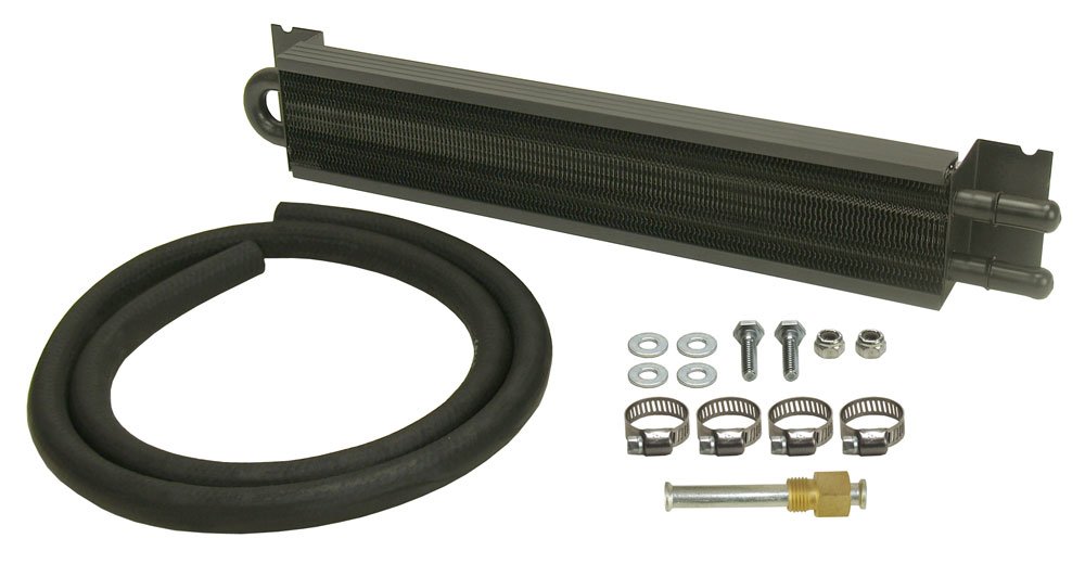 Derale 13220 Frame Rail Transmission Cooler , Black