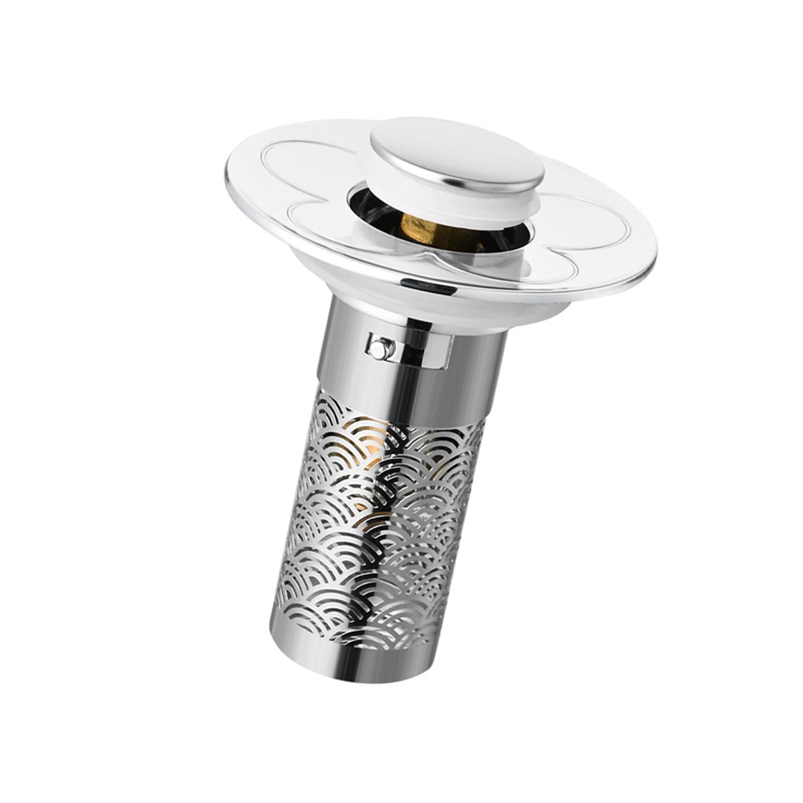 Press Burst Up Sink Drain Lid Against Impermeable Plan 304 Rustless Bathroom Kitchen Outlet Press Fashion Drain Lid