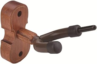 Fayme New Wall Mount Violin Hanger Hook with Bow Holder for Home & Studio(Mahogany)
