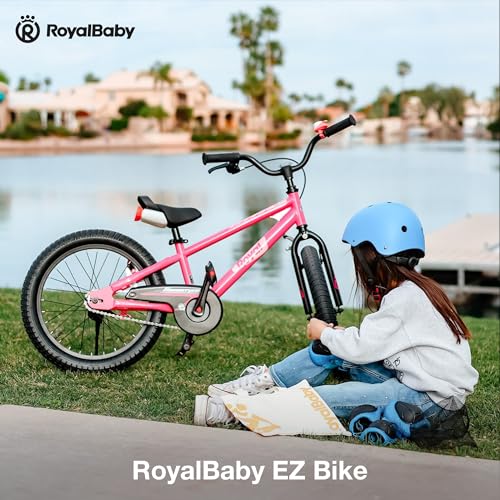 image for Royalbaby Freestyle EZ Kids Bike, Easy Learn Balancing to Biking, 18 I