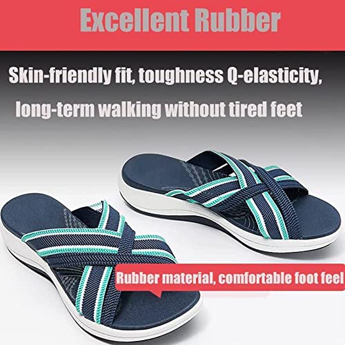 Heccie Orthopedic Sandals for Women, Heccie Sandals, Heccie Orthopedic Sandals,Damping Sole Upgradation Stretch Lightweight Orthopedic Sandals2