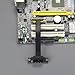 GLOTRENDS 100mm PCIe 3.0 X1 Riser Cable for M.2, WiFi, Firewire, USB, Sound Cards, etc