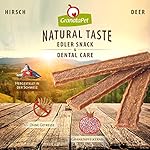 GranataPet Natural Taste Edler Snack Hirsch, Hundeleckerli ohne Getreide & ohne Zuckerzusätze, Belohnung für zwischendurch, schmackhafter Hundesnack, 90 g – Bild 3