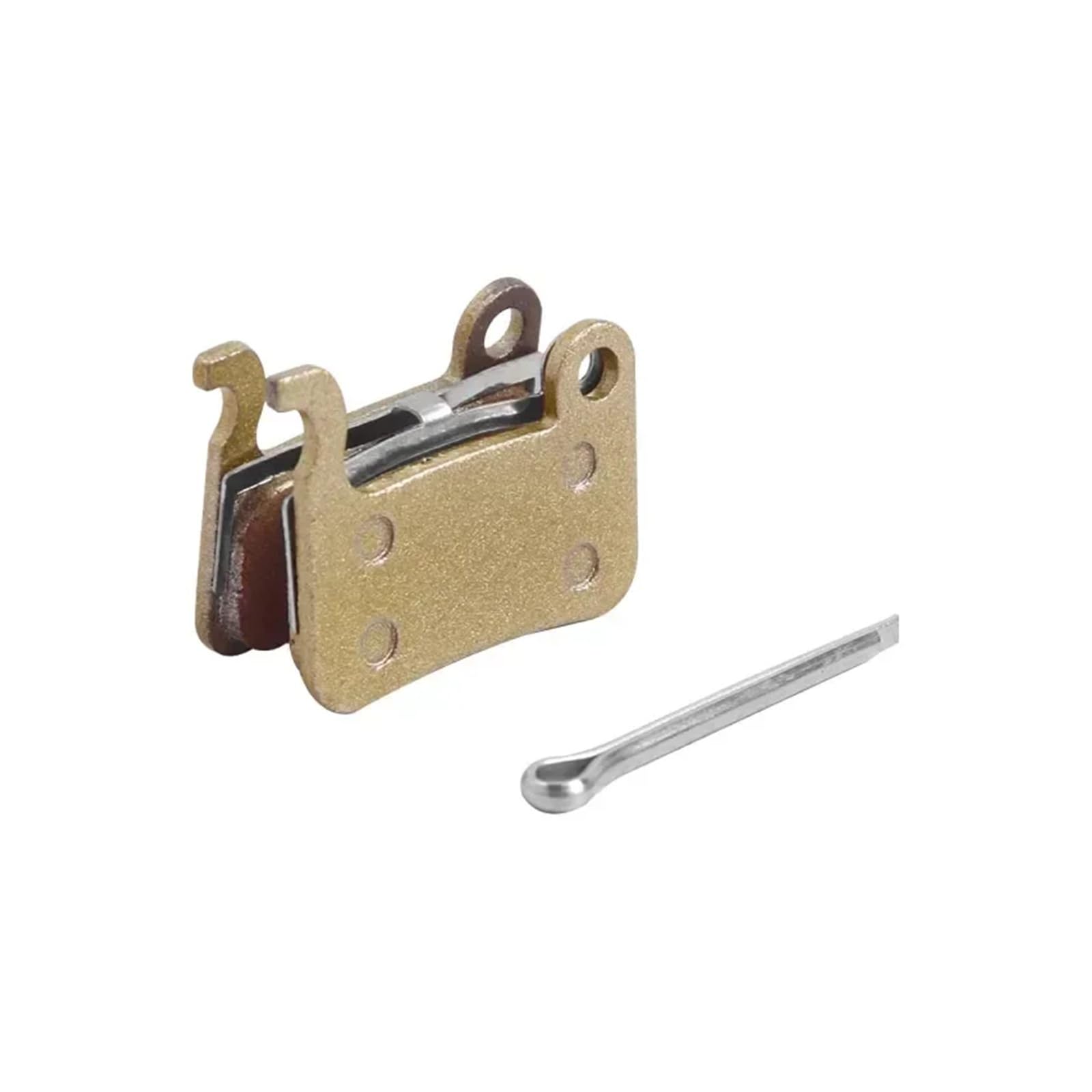 Scooter-Bremsbeläge for M3 4 Pro, halbmetallische oder gefüllte metallische Bremsscheibenbeläge, 2 Stück, Ersatzteile for Elektroroller(Gold)