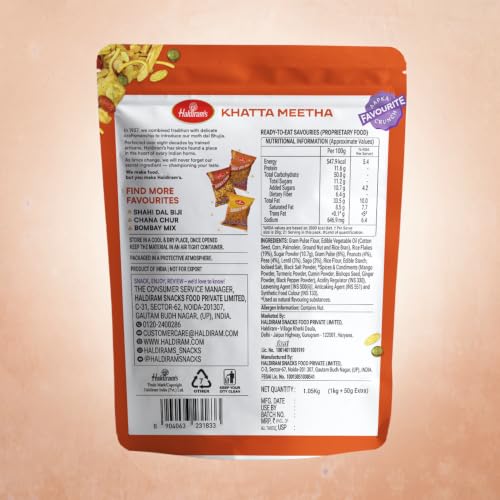 Haldiram's Nagpur Khatta Meetha, 1 kg - Image 3
