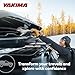 Yakima Roof Cargo Carrier, Vehicle Rooftop Hard Shell Travel Storage Box with SKS Lock, SkyBox NX Skinny, 12 Cubic Feet, Black