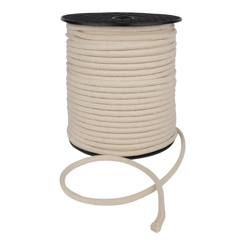 Natural Piping Cord for Sewing, Cushions, Upholstery - Cushion 7mm, Seam Binding, Edging Trim, Sewing (Natural,10m), (PIPCRD_7mm_N_10m) — image 1