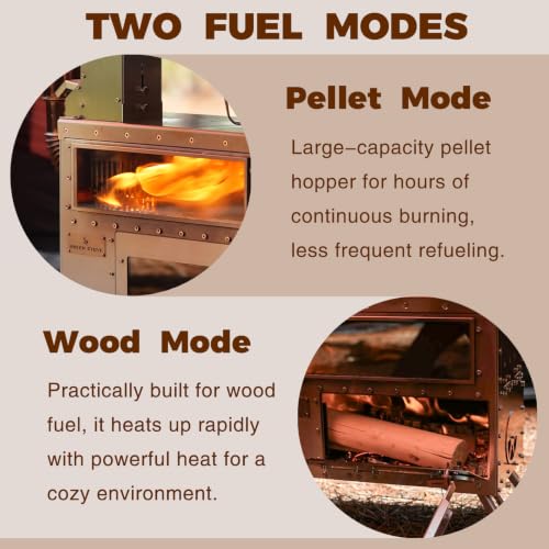 Greenstovehori 5 Outdoor Pellet Stove with Oven for Hot Tent Camping - Image 5