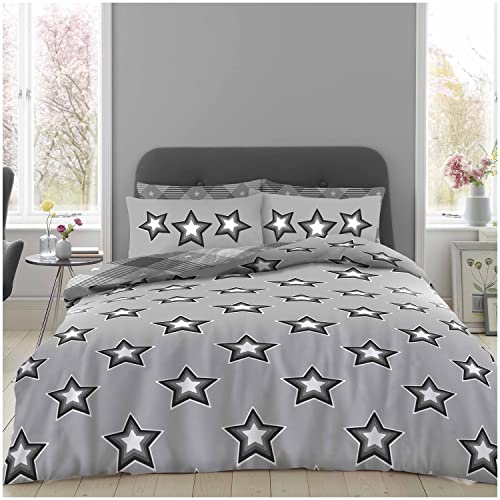 GC GAVENO CAVAILIA King Size Duvet Cover Sets With Fitted Sheet - Polycotton Complete Bedding Set With Pillow Cases