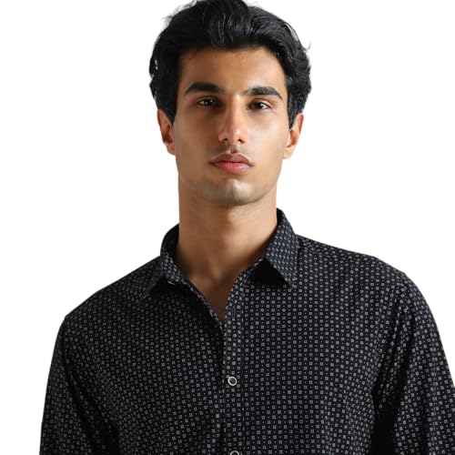 Image of Pepe Jeans Men's Casual Shirt | Trendy Printed Shirt for Men| Regular Fit | Full Sleeve | Available in Plus Size, Cotton