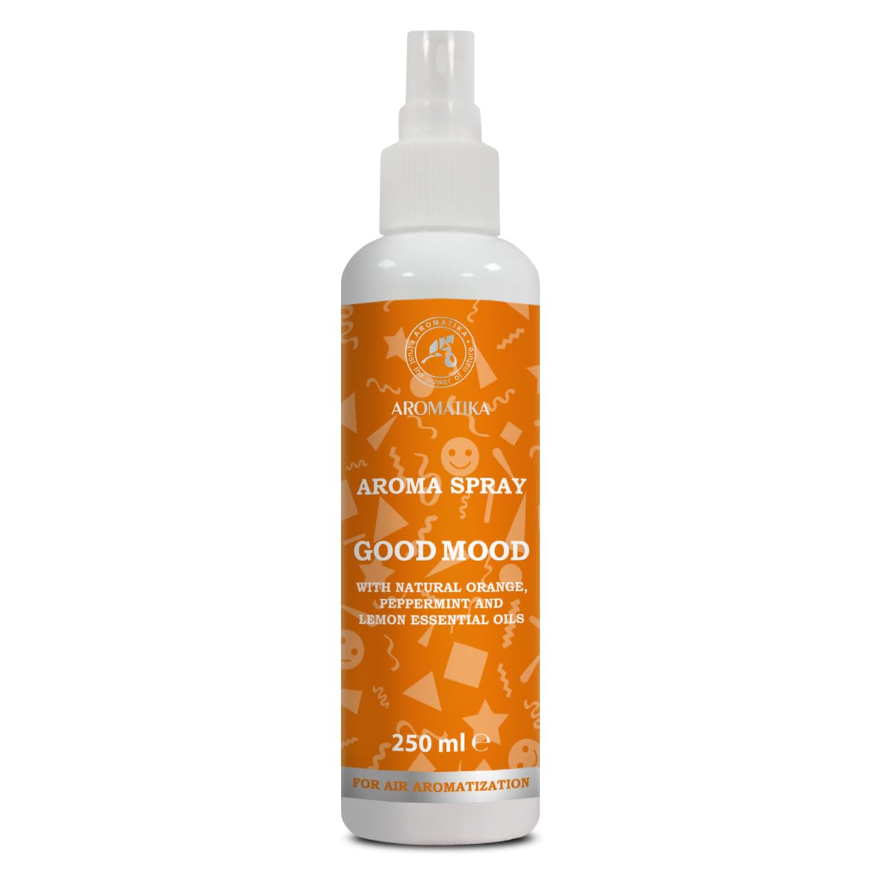 Aromafume Spray Per Ambienti E Biancheria All'arancia, 100 Ml, Con Olio Essenziale Puro, Aromaterapia Rilassante Per Cuscini E Lenzuola