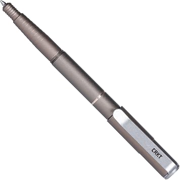 CRKT Collet Pen Accessory Champagne Silver Aluminum Handle, TPENWU