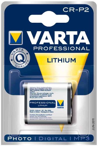 Varta 6204301401 Professional Lithium CR-P2 - Lote de 10 juegos de 1 pila de litio (6 V)