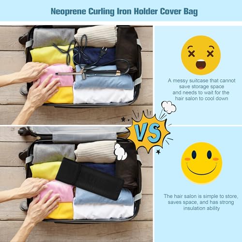 Heat-Resistant Storage Bag Travel Case Cover Pouch for Hair Straightener Curling Iron Flat Iron3