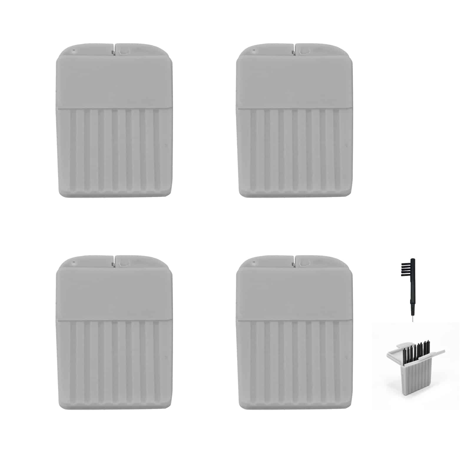 Genuine Phonak SZYKKO Wax Guards Color Gray- 4 Packs (32 Filters)