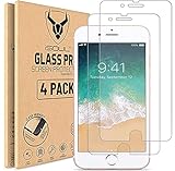 [LEBENSLANGE GARANTIE] Die i-Phone 7/8/6s/6 Bildschirme haben gebogene Kanten und die anderen Schutzfolien können sie nicht vollständig überdecken-Mit der Zeit löst sie sich und die Lebensdauer kann nicht halten. Die originale iSOUL Display Schutzfolie wurde speziell entwickelt, um die maxima-le Fläche der Flachbildschirmoberfläche abzudecken-Enthält Glasschutzfolien für i Phone 7 Schutzfo-lie und i Phone 8 Tücher Anweisungen und Staubentfernungsaufkleber-Nicht ohne unsere Sicherheit auf Lebensz