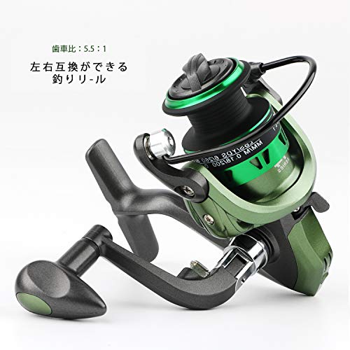 釣りセット 初心者向け エギングロッド スピニングリール 釣り竿セット PEライン付き 専用ケース付き ルアーセット付き 投げ釣り 淡水釣り 初心者 入門セット 収納バッグ付き コンパクトロッド 釣り 5枚目