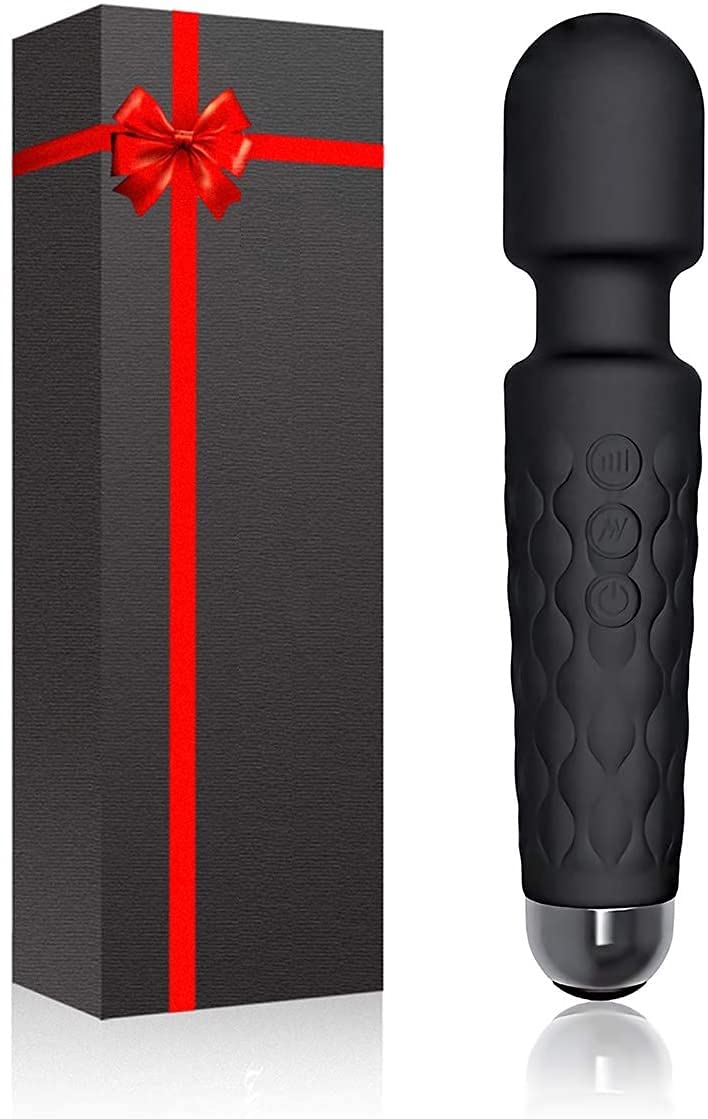 Eopzo Waterproof Rechargeable Personal Body Massager for Women | Cordless Handheld Wand Vibrate Machine with 20 Vibration Modes & 8 Speed Patterns | Perfect for Pain Relief Massage (Black) (B0B68WY212) Amazon Price History, Amazon Price Tracker