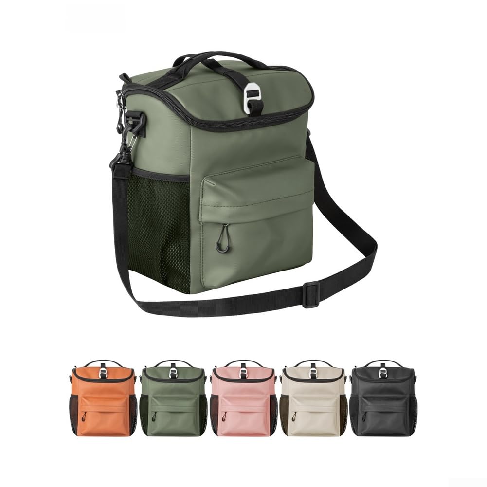 Bolsa frontal plegable impermeable para bicicleta, 12 L, múltiples