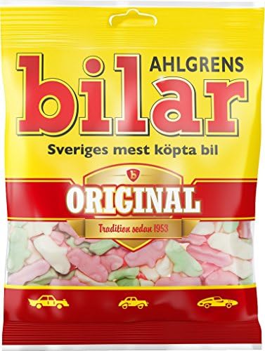 Ahlgrens Bilar ORIGINAL Swedish Chewy Candy Sweets Bag 125g.