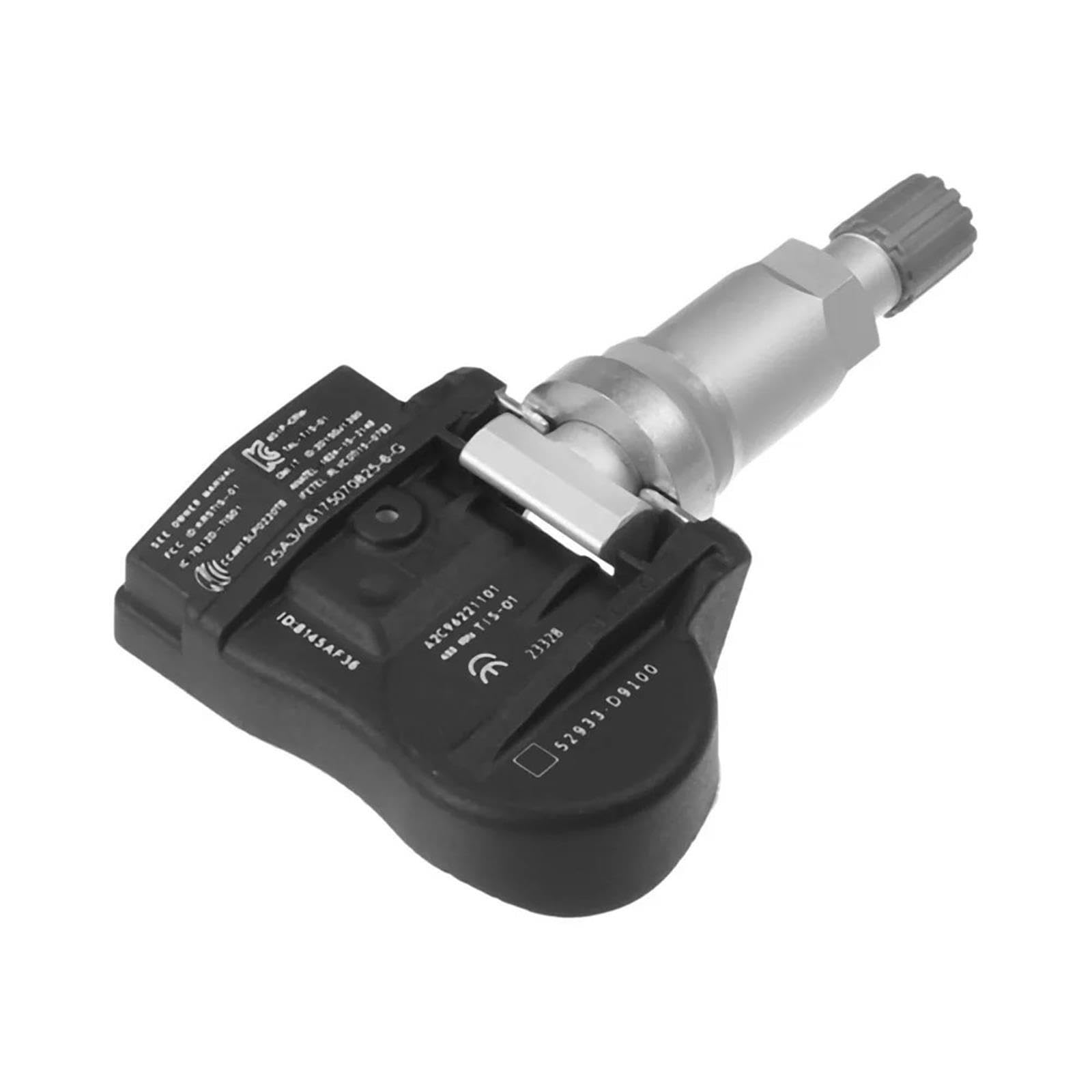 Sensor de presión de neumáticos TPMS 52933D9100 para Kia Sportage Niro, Optima y Hyundai Elantra (Juego de 4)