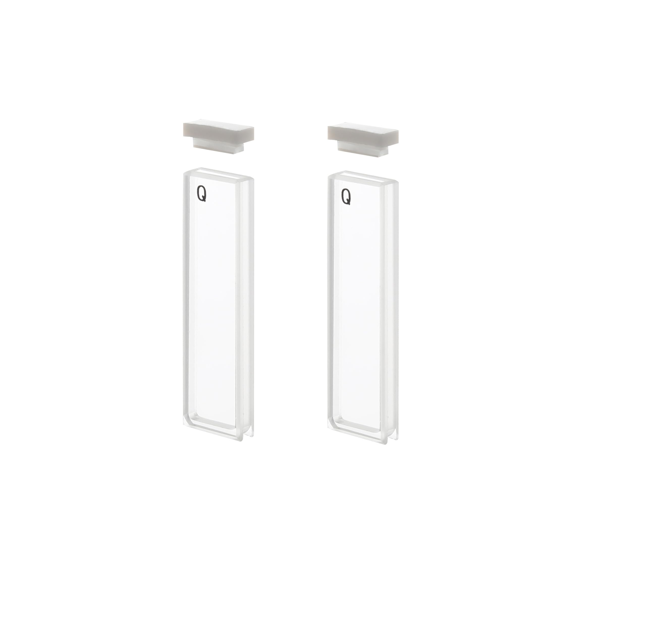 Quartz Spectrophotometer Cuvettes, Q-100 Series, Pair of 2, Clear (Q-101, 0.35ML/ 1 MM)-image-3