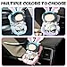 Mini Car Seat for 17cm, Clip-On Air Vent Safety Seat with Soft Cushion and ABS Base, Cute Car Decoration & Display Stand for Collectors and Toy Fans, Yellow