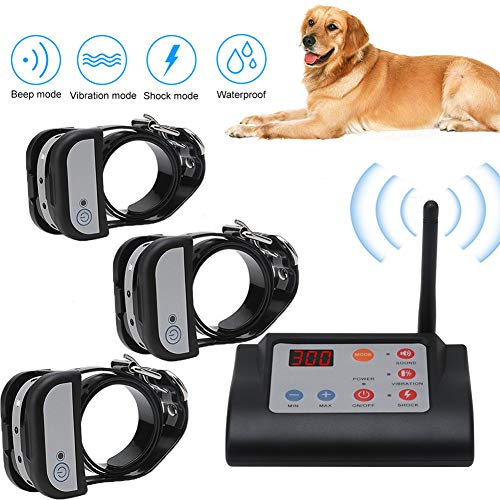 Electric Dog Fence Wireless pet Containment System, Safe & Easy to Install Pet