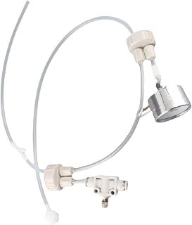 Generic 1Set White DIY Aquarium CO2 System Kit for Effective Plant Growth in Fish Tanks, Complete with Valve and Gauge