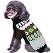 Blueberry Pet 2 Patterns Nordic Fair Isle Unisex Dog Sweater, Back Length 16", Pack of 1 Clothes for Dogs