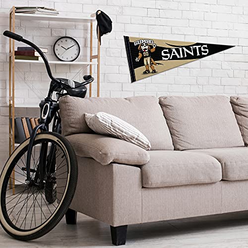 Image of Rico Industries NFL Football Mascot inch 12 inch x 30 inch Felt Wall Decor Pennant - Great for Home /Bed Room /Man Cave Decor