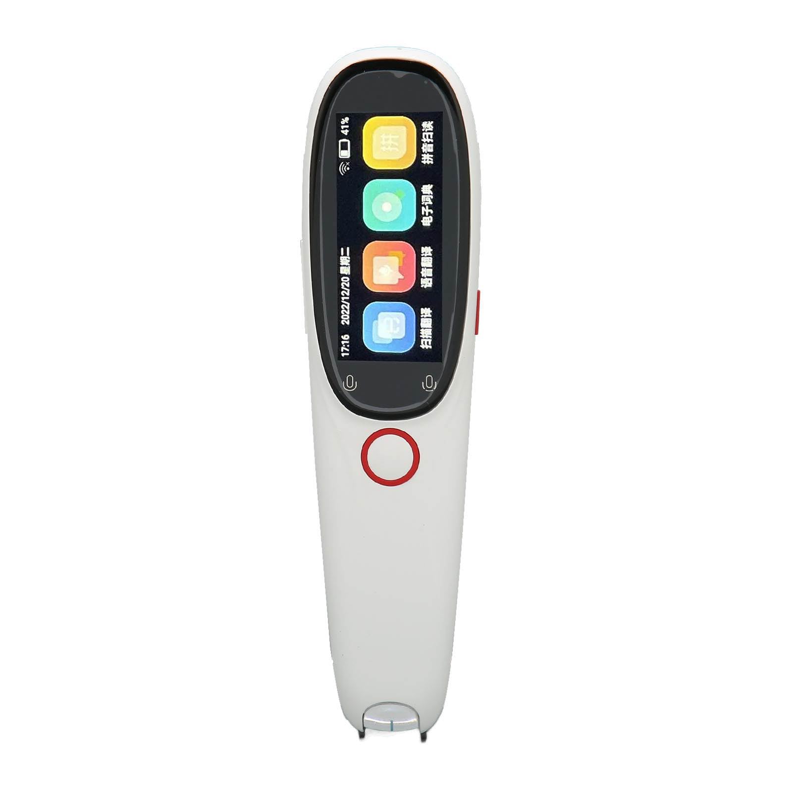 Hyuduo Dispositivo Traduttore Intelligente, Penna di Scansione Multilingue con Touch Screen, Batteria da 1150 MAh, Traduzione in Tempo Reale per i Viaggiatori