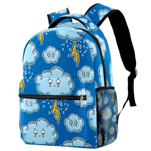 Sac à dos d'école multicolore 29.4x20x40cm pour ados et voyages