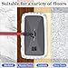 Mop Heads Replacements for Ocedar Hardwood Floor 'N More Microfiber Mop, 3 Pack Mop Refills for O-Cedar Hardwood Floor 'N More Microfiber Mop, 15 x 8 Flat Dust Mop Heads Pads for O Cedar Mop