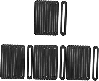 TEHAUX 40 Pcs Furniture Repair Brackets Adjustable Stand Carassosories Plate Holder Adjustable Mending Plate Flat Mending Bracket for Furniture Braces Bracket Sliding Mending Plate Chair