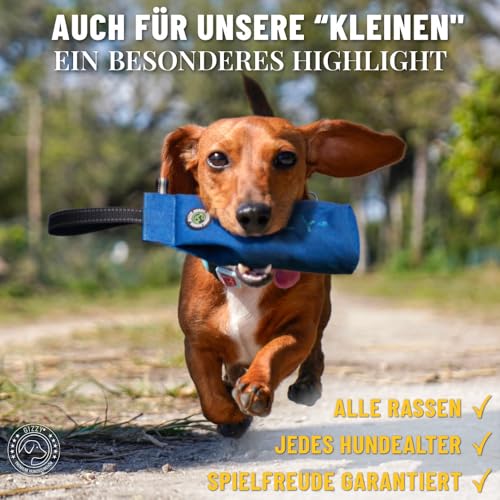 GIZZY® DAS ORIGINAL I Futterdummy Hunde I Robuster Hunde Futterbeutel für alle Rassen I Dummy Hundetraining mit Leckerlies - Die Erziehungshilfe für Hunde I Futterbeutel Hundetraining - Hunde Zubehör
