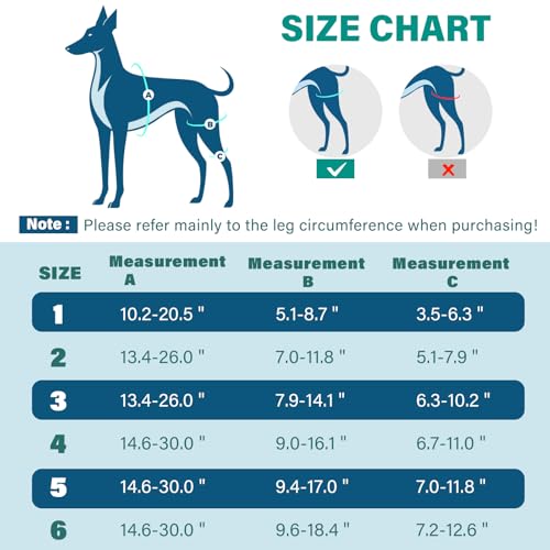Image of Dog Knee Brace with Vest, Support Dog Acl Brace Hind Leg Torn, Adjustable Dog Rear Leg Braces for Cruciate Ligament Injury, Joint Pain Relief and Arthritis (Double, 4)