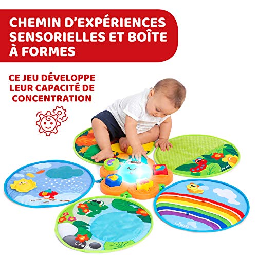 Chicco Marelle de la Jungle Tapis de Jeu Musical pour Bébés et Enfants Jouet Electronique et Interactif avec Sons et Lumières Jeu de la Marelle 2 Modes de Jeu 150 cm Jouet Enfant de 2 à - vue 3