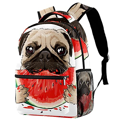 Sac à dos de Noël multicolore confortable avec compartiments pour les cahiers