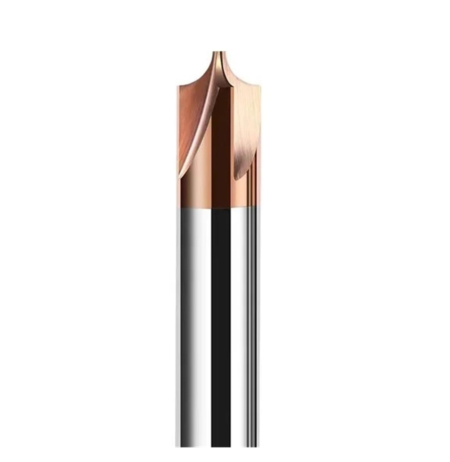 1PC Węglik Wolframu Wewnętrzny Frez R 4 Rowki Fazowanie Formowanie Palcowy HRC55 R0.5 R1 R2 R3 Odwrócony Łuk Okrągły Trzpieniowy(Steel,R3.5x10Dx60L)