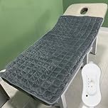 Heated massage blanket Beauty salon topper table Mattress Lash Bed Topper Electric Massage Table warmer cover, Velvet massage table heating Pad Cushion topper Heating Blanket Spa Bed Mattress Cover,C