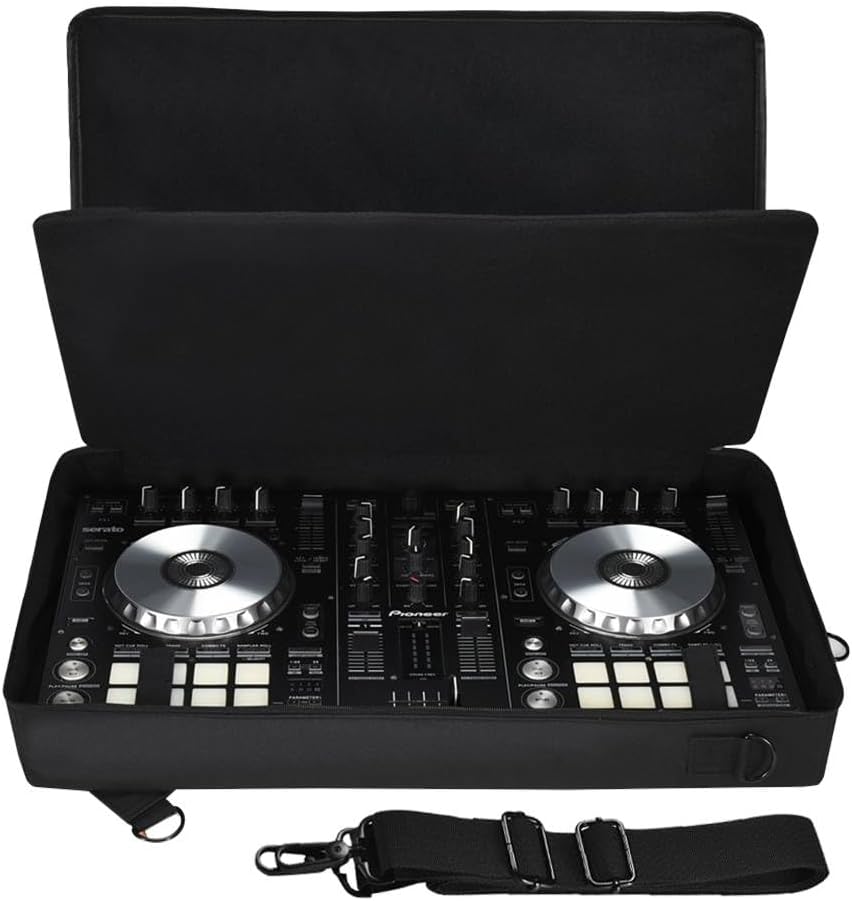Janjunsi DJ Controller Carrying Case DJ Mixer Storage Bag Compatible with Pioneer DJ DDJ-SR2/DDJ-SR for Native Instruments Traktor Kontrol S4 Mk3 for Hercules DJ Control Inpulse 500