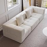 Sofás modulares Suaves y cómodos para Sala de Estar Sofá reclinable con Embalaje de compresión Sofá Modular versátil para Espacios pequeños,182cm