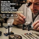 Zestaw 2 szt. Plastikowy uchwyt do mechanizmu zegarka Stała podstawa Narzędzie do naprawy zegarmistrza do naprawy zegarków