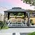 Domi 10’ x 12’ Outdoor Hardtop Gazebo, Upgraded Metal Gazebo with Galvanized Steel Double Roof, Heavy Duty Canopy Permanent Pavilion for Patio Lawn and Garden, Curtains and Netting Included, Grey