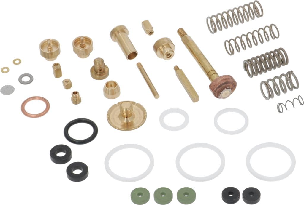 Kit de reparación compatible con grupo E61 Faema | Recambio completo para mantenimiento del conjunto dispensador | juntas, muelles, bujes y componentes internos | Made in Italy
