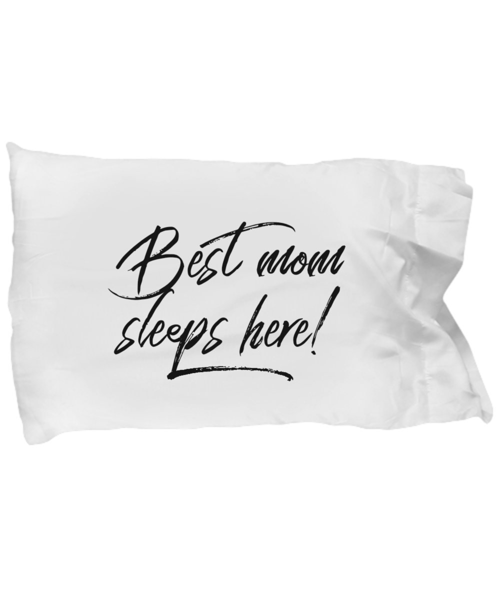 MikMik OnlineBest Mom Pillow Funny Sleeping Quote for Mother's Day Pillowcase Bedding Pillow Case